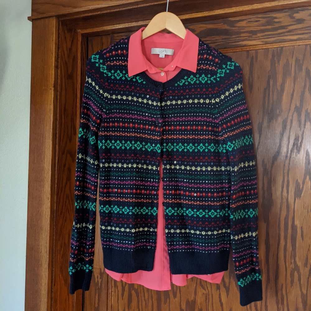 Fair isle cardigan